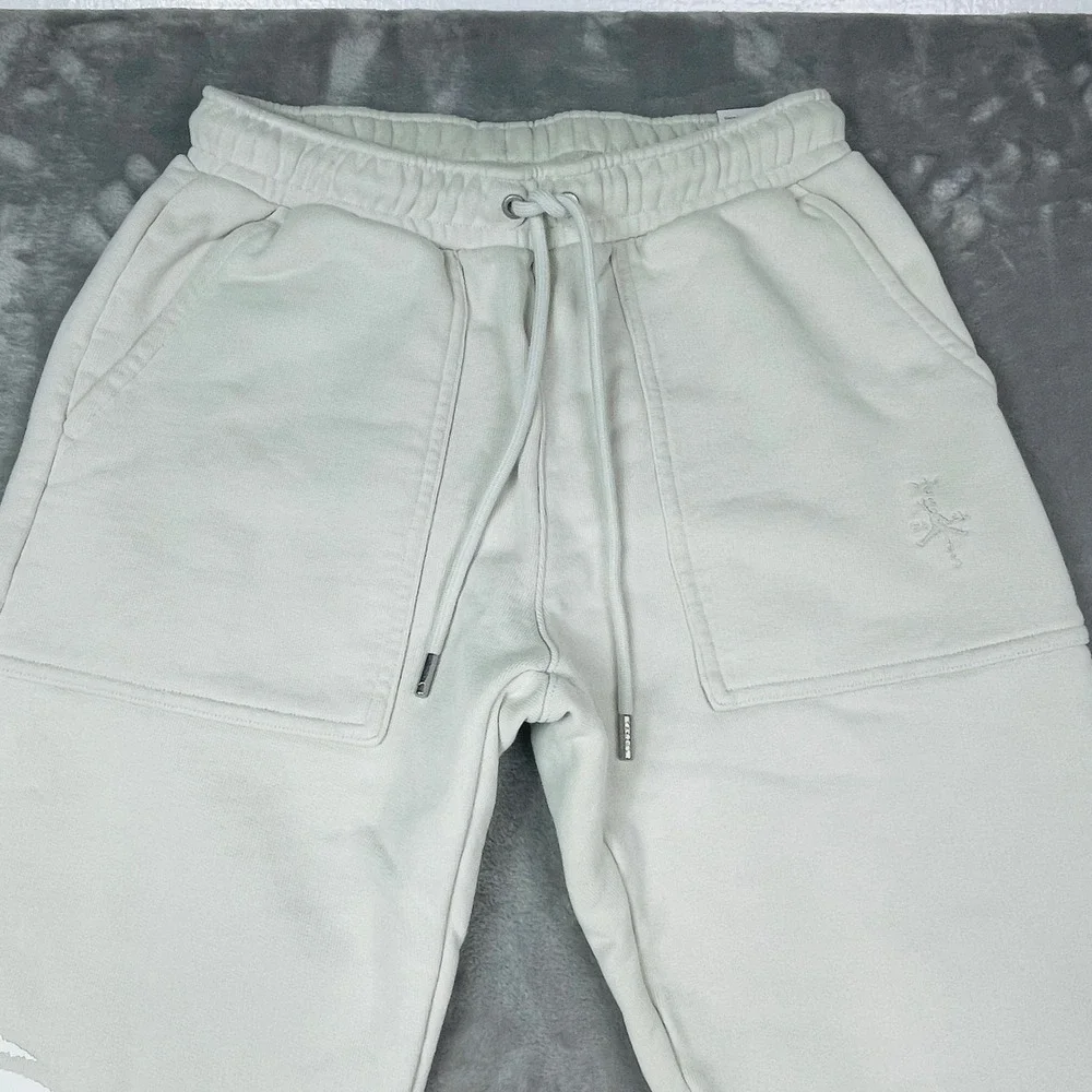 Jordan Sweatpants Mens S DZ5508-072 Light Bone Cactus Jack Travis Scott New